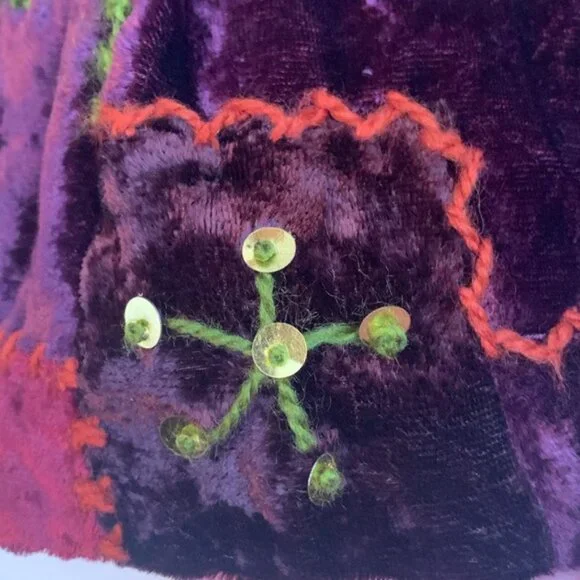 Host Pick! ❤️ April Cornell Velvet Embroidered Dress - Picture 5 of 8